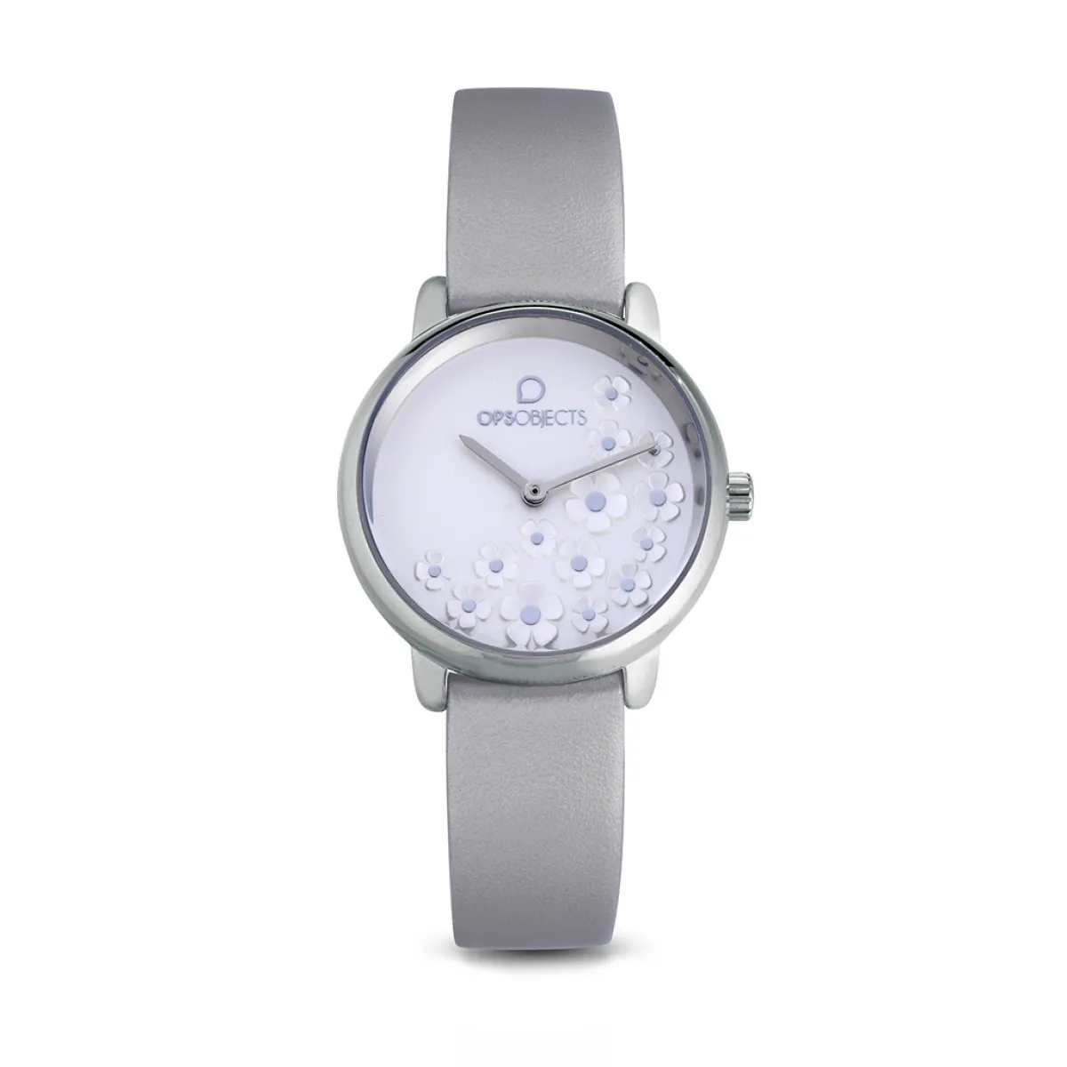 bold_flower_orologio_fior_0.webp Outlet BOLD FLOWER orologio fiori Metallo Color Argento