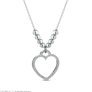Best CRYSTAL VIBES collana cuore Collane