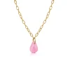 Hot CURVY Collana con goccia in resina colorata Collane