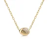 Discount CURVY Collana con pendente stone in acciaio e cristalli Collane