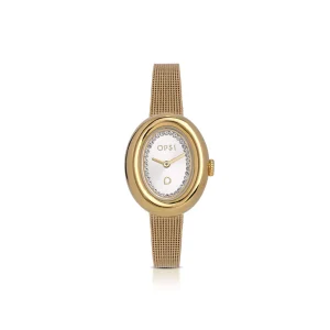 Hot CURVY orologio con cassa ovale e bracciale in metallo Metallo Color Argento | Metallo Color Oro