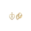 Sale DREAMS orecchini cuore con strass Orecchini