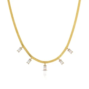 Best FABLE CRYSTAL collana con pietre pendenti Collane