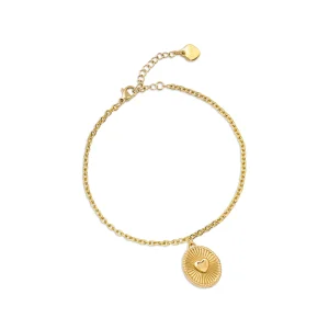 Sale FALL IN LOVE bracciale charm cuore ovale Bracciali