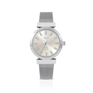 Clearance FLORENCE GLAM orologio con cinturino in metallo Metallo Color Argento | Metallo Color Oro Rosa
