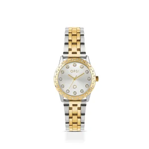 Sale GALAXY DIAMOND orologio con cinturino in acciaio Metallo Color Argento | Metallo Color Oro