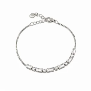 Discount GLIMMER bracciale con pietre baguette e tonde Bracciali