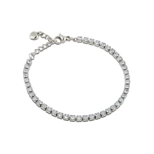 Clearance GLIMMER bracciale tennis con pietre colorate 2,5 mm Bracciali