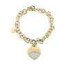 Best GLITTER bracciale cuore Bracciali
