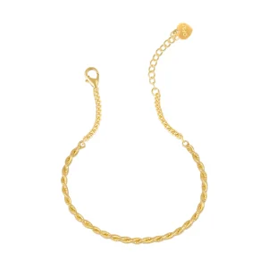 Discount GRACE bracciale torchon con finitura lucida e diamantata Bracciali