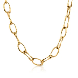 Hot JOLIE Collana con catena ovale Collane