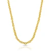 Outlet LABOR CHAIN collana oro giallo con maglia godronata Collane