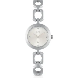 Discount LOVE CHAIN orologio in acciaio Metallo Color Argento | Metallo Color Oro Rosa