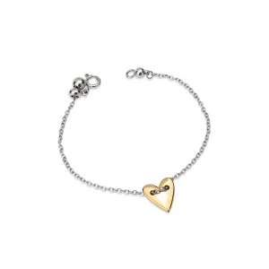 Sale LOVELINE Bracciale pendente cuore Bracciali