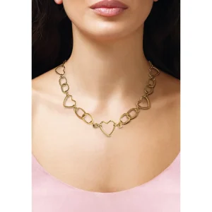 Outlet LOVELY Collana con catena cuore Collane