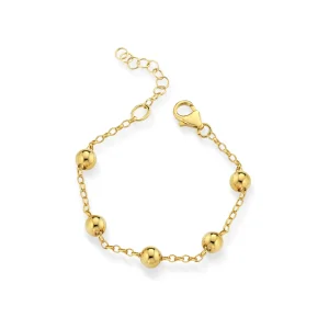 Hot MARGARET bracciale oro giallo con sfere Bracciali