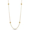 Hot MARGARET collana lunga oro giallo con sfere Collane