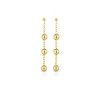 Discount MARGARET orecchini pendente in oro giallo con sfere Orecchini