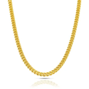 Sale MEDIUM GROUMETTE CHAIN collana oro giallo con maglia groumette Collane