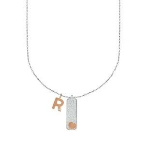 Fashion MY GLITTER collana con iniziale Collane