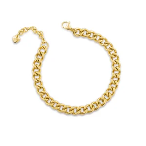 Outlet ROCK AFFAIR bracciale maglia groumette – medium Bracciali