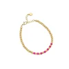 Fashion SANDY bracciale oro con smalto colorato Bracciali