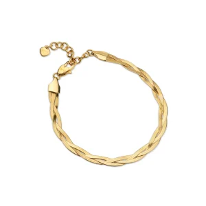 Outlet SILKY TWIST bracciale maglia piatta intrecciata Bracciali