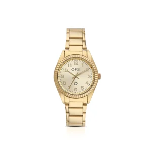 Hot SPORT orologio con cassa e bracciale in metallo Metallo Color Argento | Metallo Color Oro