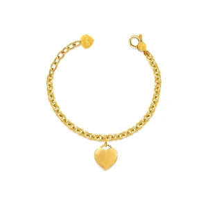 Clearance VICTORIA bracciale con cuore pieno Bracciali